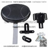 Adjustable Rider Backrest Adapter Metal Stand Mounting Kit Driver Passenger Floorboards Brake Arm Lever Peg Lever Toe Rear Heel Shifter Pedal Shift Linkage Set Compatible with Harley Touring 2009-2013 - Image 3