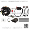 Universal ATV / UTV Turn Signal Kit (With Column Turn Switch & Horn button)- Fits Honda, Polaris, Can-Am, Kawasaki, John Deere, Arctic Cat, & More! | LED Signal Lights | Includes 105 dB horn!