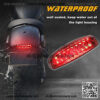 Universal 12V Tail Light LED ATV Taillight Brake Lights Compatible with Yamaha Honda Kawasaki Suzuki 50cc 70cc 90cc 110cc 125cc Tao Tao Scooter Motorcycle - Image 4
