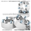 RockTrix - 2 inch ATV Wheel Spacers (4x110, 74mm Bore, 10x1.25 Studs Nuts) Compatible with Honda Yamaha Suzuki Bombardier (Read Listing for Year Model Info) UTV V3 50mm Silver 4pcs