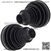 Rear CV Axle Boot Kit For Polaris 2203336 Sportsman 500 800 X2 500 700 - Image 2