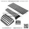 4pcs Car Fuel Brake Clutch Pedal Cover for W203 W204 W210 W211 W212 CE