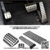4pcs Car Fuel Brake Clutch Pedal Cover for W203 W204 W210 W211 W212 CE - Image 2
