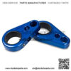 Aluminum ATV A-Arm Brake Line Clamps for Any Sport ATV with 1" Or 3/4" Diameter Size ATV A-Arms (Color : Blue)