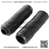 1 Pair Black Rubber Sleeve Shock Cover, 37mm Fork Boots Fork Covers for MotorcycleCQR ATV Dirt Bike