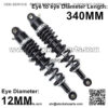 Coil Spring Rear Shock Universals Motorcycle Dirt Street Motor Bike Fit for ATV Rear Shock Absorber Rear Suspension Bumper Motorcycle Shock Absorber - Image 4