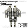 Universal 280mm Spring 8mm Motorcycle Dirt Bike Scooter ATV Rear Air Shock Absorbers Suspension - Image 2