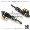 Motorcycle Shock Absorber 1 Pair Universal 360mm 14" Motorcycle Rear Air Shock Absorbers Suspension Fit for Yamaha/Fit for Suzuki Fit for ATV Dirt Bike Motorcycle Shock Absorber