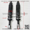 375mm 27mm Frok Universal Motorcycle Shock Absorber Rear Suspension Fit for Yamaha Suzuki Kawasaki Bikes Gokart ATV Quad Motorcycle Rear Spring Shock Absorber Motorcycle Shock Absorber - Image 2