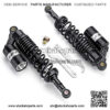 Motorcycle Suspension Strut Motorcycle Shocks Pair Universal 280/320/340/360/380mm Motorcycle Air Shock Absorbers Rear Suspension for ATV Scooter Dirt Pit Street Bike (Color : 280mm Black) - Image 3