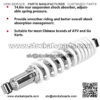 01 Rear Suspension Damper, Shock Absorption Management Suspension Spring 14.6in for ATV for Motorcycle - Image 2