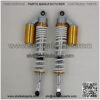 Suspension Shock 440mm Motorcycle 8mm Spring Shock Absorber ATV Fit 420mm-440mm White for Bike   car (Color : Black White) - Image 2
