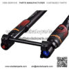 Bike Front Fork,Fat Bike Downhill Fork 26 Inch Bicycle Suspension Fork 150mm Width For ATV MTB BMX Fat Tire 4.8" Air Shock Absorber 1 1 2" Damping Adjustment Discbrake Thru Axle 15mm 130mm Travel - Image 4
