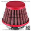 38mm Universal Motorcycle Clamp-On Air Intake Filter Kit, Auto Cold Air Intake Scooter Atv Dirt Pit Bike Motorcycle Air Filter (Red),6% coupon applied at checkout,with coupon - Image 2