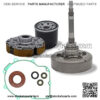 Replacement Clutch Kits Assembly compatible with Yamaha Rhino660, Includes Clutch, Drum, Housing, Filter, ATV UTV