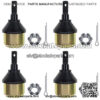 Ball Joints for Polaris ATV,Sportsman 500 570 700 800 ACE 325 Ranger 400 500 700 Polaris 7061158 7061130 7061153 7061158 Pack 4