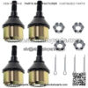 Ball Joints for Polaris ATV,Sportsman 500 570 700 800 ACE 325 Ranger 400 500 700 Polaris 7061158 7061130 7061153 7061158 Pack 4 - Image 5