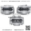 Front Left Right & Rear Brake Calipers for Arctic Cat ATV 250 300 375 400 454 500 with Pads 0402-011 0402-010 0402-011 - Image 4