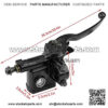 Poweka 50cc Brake Master Cylinder for 70cc 90cc 110cc 125cc 150cc Quad ATV Dirt Bike Left Hand Hydraulic Brake Master Cylinder with Handle Lever and Spark Plug - Image 2