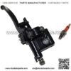Poweka 50cc Brake Master Cylinder for 70cc 90cc 110cc 125cc 150cc Quad ATV Dirt Bike Left Hand Hydraulic Brake Master Cylinder with Handle Lever and Spark Plug - Image 4