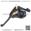 Thumb Throttle with Cable Dual Port Brake Lever for 50cc 90cc 150cc 250cc ATV Quad Roketa Taotao Sunl Kazuma
