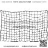 Bungee Cargo Net for Truck, 3.6'x3' Roof Cargo Net, Luggage Trunk Cargo Net, for Self-Driving Travel Protection Storage Luggage Rack Cargo