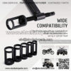10pcs Solid Valve Spring Compressor, Automotive Compression C-Clamp Tool Service Kit for Motorcycle, ATV, Car, Small Engine Vehicle Equipment - Image 3