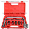 10pcs Valve Spring Compressor Automotive Compression C-Clamp Tool Service Kit for Motorcycle, ATV, Car, Small Engine Vehicle Equipment