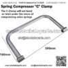 10pcs Valve Spring Compressor Automotive Compression C-Clamp Tool Service Kit for Motorcycle, ATV, Car, Small Engine Vehicle Equipment - Image 3