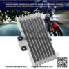 125Ml Aluminum Motorcycle Engine Oi- Aluminum 125ml Engine OiCooling Radiator for 125CC-250CC Motorcycle Dirt Bike ATV Transmission Oil Cooler(Silver) - Image 3