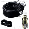 10 Row AN10-10AN OiKit Universal Engine Transmission Aluminium Alloy Black Usable Comes With 2 Fuel Lines - Image 3
