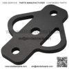 3-Way Trailer Hitch Adapter Receiver Hitch for Lawn Mower Three Way ATV Hitch Attachments for Golf Cart Garden Tractor Flat Towing Tow Ball Mount Lawn Mower Chain and Tow Strap (1) - Image 5