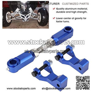 700 LOWERING - FRONT LOWERING KIT, ATV ADJUSTABLE FRONT REAR LOWERING KIT FITS FOR YAMAHA 350 660 700 (BLUE)