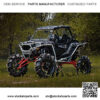 7-10" Heavy Duty Lift Kit for Polaris RZR XP 1000/4 1000 (2014+) - Red - Complete Kit with New Rhino 2.0 Axles, A Arms, Tie Rod Kit, Trailing Arms, Brake Lines, and More! - Image 2