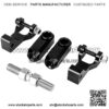 Front Lowering Kit, Durable Adjustable Professional ATV Accessory Accessory for ATV(Black)