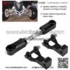 Front Lowering Kit, Durable Adjustable Professional ATV Accessory Accessory for ATV(Black) - Image 3