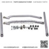 Rear Radius Bars for Polaris RZR XP 4 1000 EPS TURBO 2014-2017, Carbon Steel High Clearance Rear Upper & Lower ATV Rods A-Arm Set - Image 3
