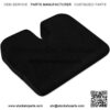 Everlasting Comfort Car and Truck Seat Cushion - Memory Foam Wedge Chair Driving Pillow (Black)