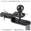 ATV / UTV Hitch Adapter 64031, 2 inch Ball, Fits for 1-1/4 inch Receiver, with 1/2 inch Pin - Image 2