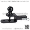 ATV / UTV Hitch Adapter 64031, 2 inch Ball, Fits for 1-1/4 inch Receiver, with 1/2 inch Pin - Image 3