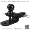 ATV / UTV Hitch Adapter 64031, 2 inch Ball, Fits for 1-1/4 inch Receiver, with 1/2 inch Pin - Image 4