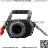 101575 Handheld Portable Drill Winch with 40 Foot Synthetic Rope: 750 lb Pulling Capacity, Gray - Image 3