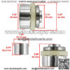 Front Differential Cage Armature and & Bushings for Polaris Ranger 400 4x4 2012- - Image 4