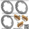 Front/Rear Brake Disc & Caliper Kit for CanAm Outlander MAX 1000R LTD 2018-2022