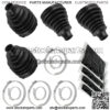 2 Rear Axle Inner Outer CV Boot Kit for Polaris RZR 800 EFI 2008 2009 2010 - Image 2