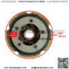 Wet Clutch Drum Housing For Honda TRX300FW Fourtrax 300 4x4 88-2000 Bearing NEW - Image 4