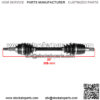 Front Right CV Joint Axle for Honda 44250-HN8-A41 44250-HN8-A42 44250-HN8-A43 - Image 2