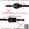 for Polaris Ranger 800 6X6 EFI 2010-2017 Rear Left CV Joint Axle w/Bearing - Image 3