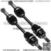 Front Left And Right CV Joint Axle for Yamaha Big Bear 350 YFM350FW 4WD 1989-97 - Image 4