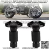 Universal Motorbike Bar Ends, 22mm 7/8inch CNC Aluminium Motorcycle Handlebar End Slider Plug Caps for Racing ATV Offroad (Black),5% coupon applied at checkout,with coupon - Image 2